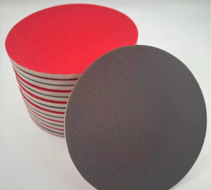 Round abrasive sponge pads